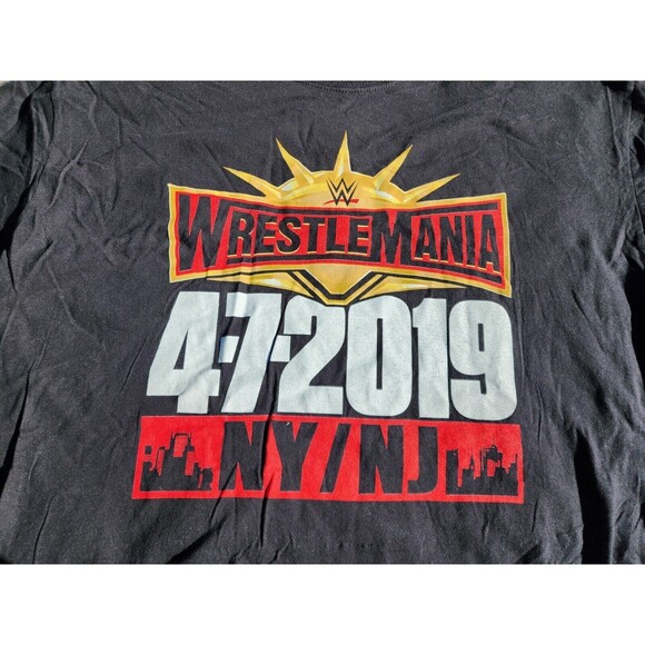 Wrestlemania 35 T-Shirt 3XL XXXL 4-7-2019 New York New Jersey NY/NJ WWE NWOT - Picture 8 of 13